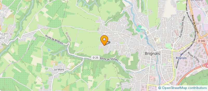 localisation de l'entreprise MADAME EMMANUELLE JACQUET  BRIGNAIS