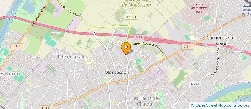 localisation de l'entreprise MADAME EMMANUELLE JACQUOT  MONTESSON