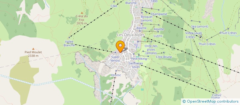 localisation de l'entreprise MADAME EMMANUELLE JANET  LES DEUX ALPES