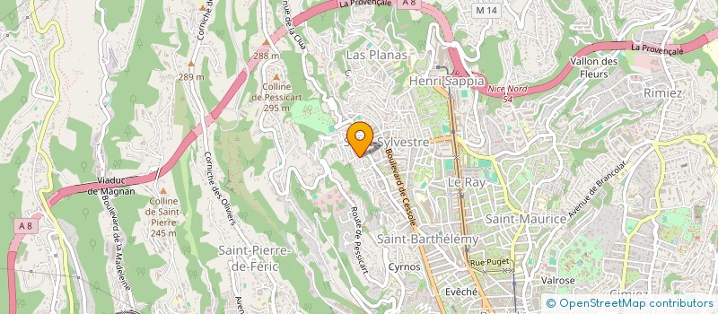localisation de l'entreprise MADAME EMMANUELLE JOUFFRET à NICE
