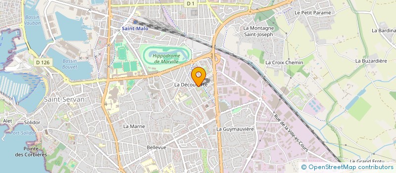 localisation de l'entreprise MADAME EMMANUELLE JOURDAN  SAINT-MALO
