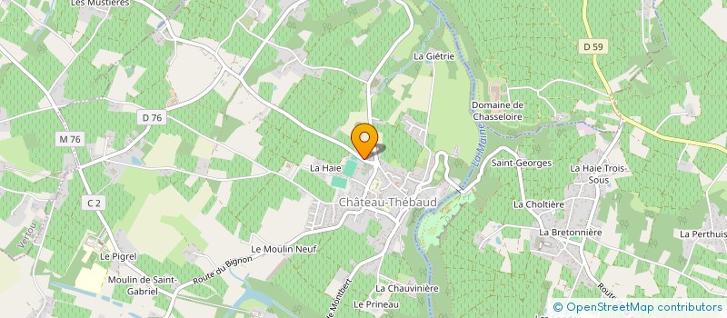 localisation de l'entreprise MADAME EMMANUELLE JUGIEAU  CHATEAU-THEBAUD