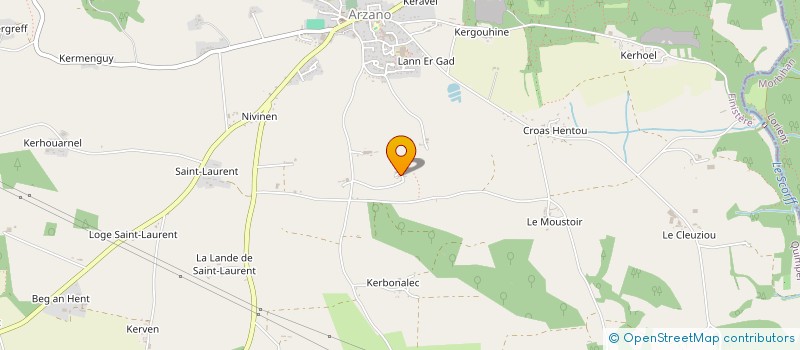 localisation de l'entreprise MADAME EMMANUELLE KERBELLEC  ARZANO