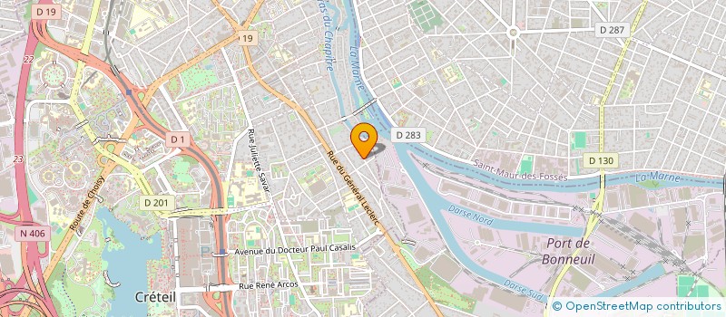 localisation de l'entreprise MADAME EMMANUELLE KIEFER  CRETEIL