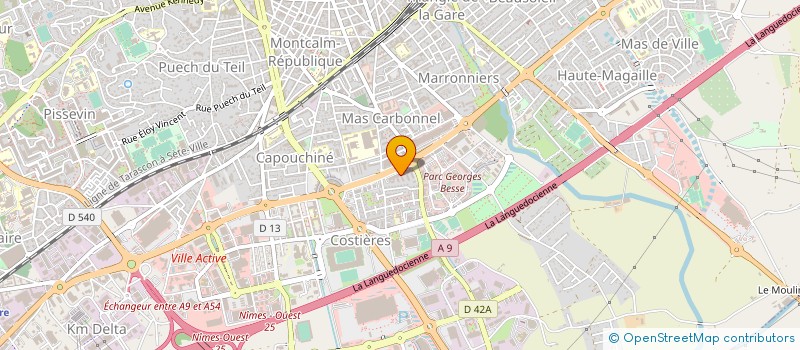 localisation de l'entreprise MADAME EMMANUELLE KNAFO  NIMES