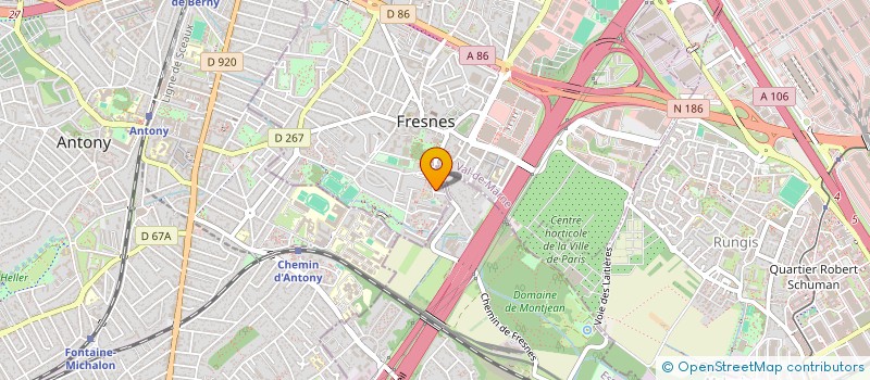 localisation de l'entreprise MADAME EMMANUELLE KPOKPO  FRESNES