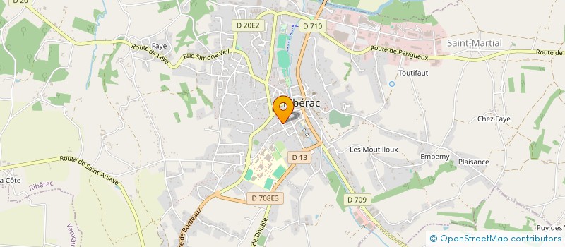 localisation de l'entreprise MADAME EMMANUELLE KRAMP  SAINT-MARTIN-DE-RIBERAC