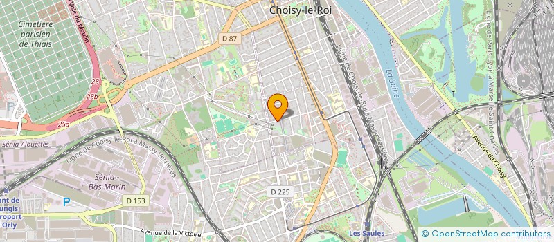 localisation de l'entreprise MADAME EMMANUELLE KUYU  CHOISY-LE-ROI