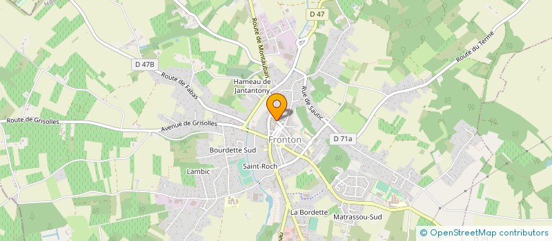 localisation de l'entreprise MADAME EMMANUELLE LAFLORENTIE  FRONTON