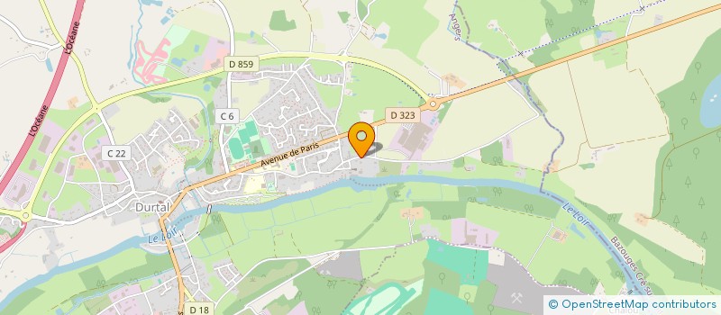 localisation de l'entreprise MADAME EMMANUELLE LAIR  DURTAL