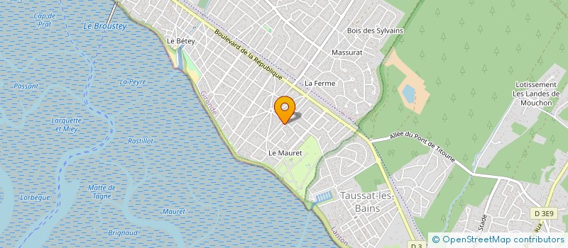 localisation de l'entreprise MADAME EMMANUELLE LALANNE  ANDERNOS-LES-BAINS