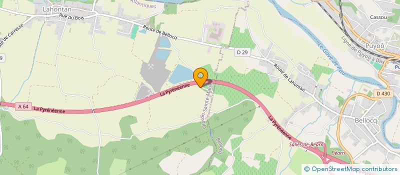 localisation de l'entreprise MADAME EMMANUELLE LALANNE  LAHONTAN