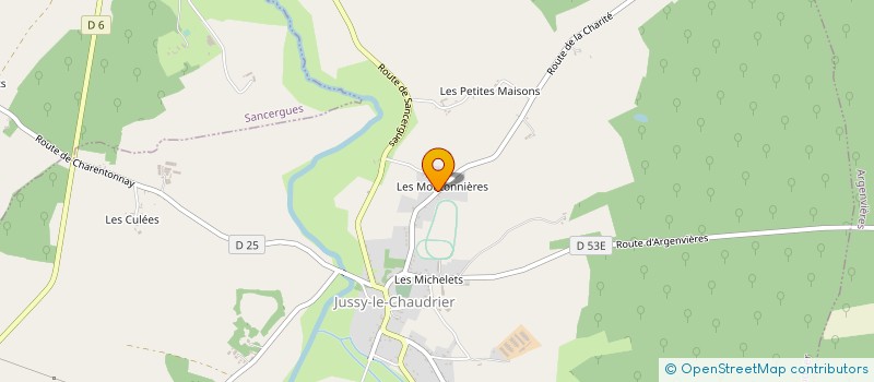 localisation de l'entreprise MADAME EMMANUELLE LALOUM à JUSSY-LE-CHAUDRIER