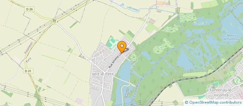 localisation de l'entreprise MADAME EMMANUELLE LAMAMY  VERT-LE-PETIT