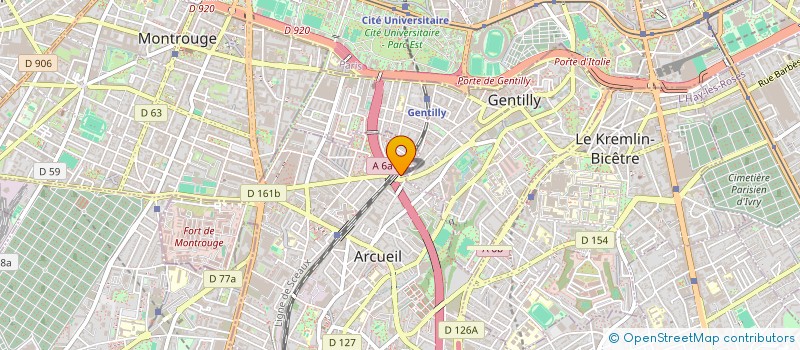 localisation de l'entreprise MADAME EMMANUELLE LANCIONE à ARCUEIL