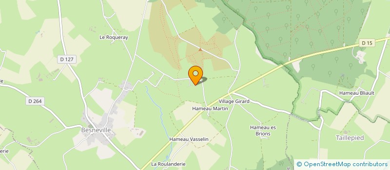 localisation de l'entreprise MADAME EMMANUELLE LANGLOIS  BESNEVILLE