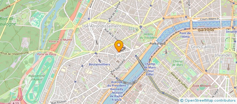 localisation de l'entreprise MADAME EMMANUELLE LAPORTE  PARIS