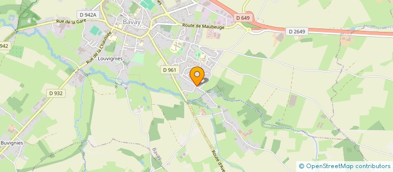 localisation de l'entreprise MADAME EMMANUELLE LAURENT  BAVAY