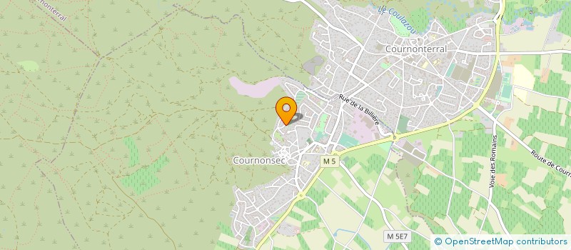 localisation de l'entreprise MADAME EMMANUELLE LAURES  COURNONSEC