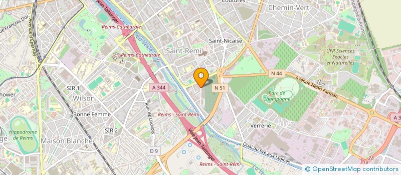 localisation de l'entreprise MADAME EMMANUELLE LAVECHIN  REIMS