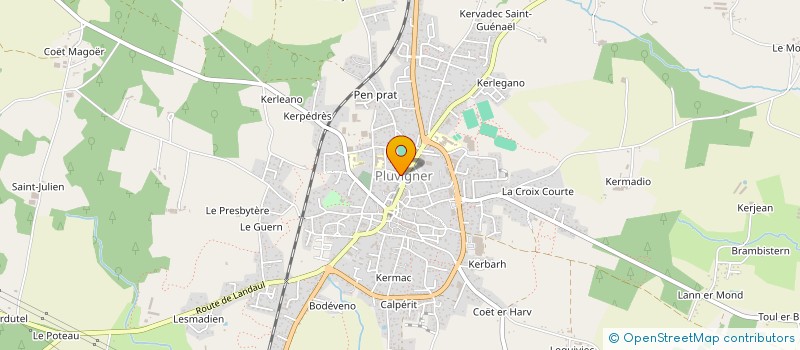 localisation de l'entreprise MADAME EMMANUELLE LE BORGNE  PLUVIGNER