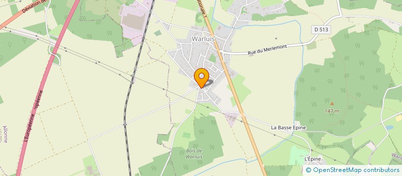 localisation de l'entreprise MADAME EMMANUELLE LE BOUR  WARLUIS