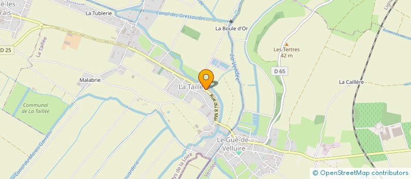 localisation de l'entreprise MADAME EMMANUELLE LE FERRAND  CHAMPAGNE-LES-MARAIS