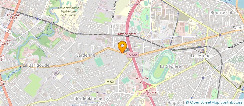 localisation de l'entreprise MADAME EMMANUELLE LE GAC  TOULOUSE