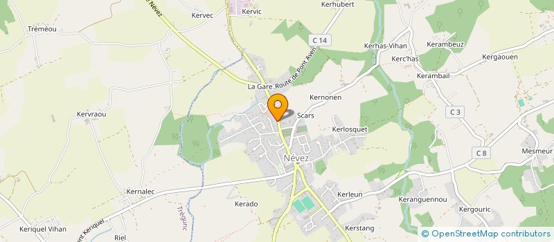 localisation de l'entreprise MADAME EMMANUELLE LE GOIC  NEVEZ