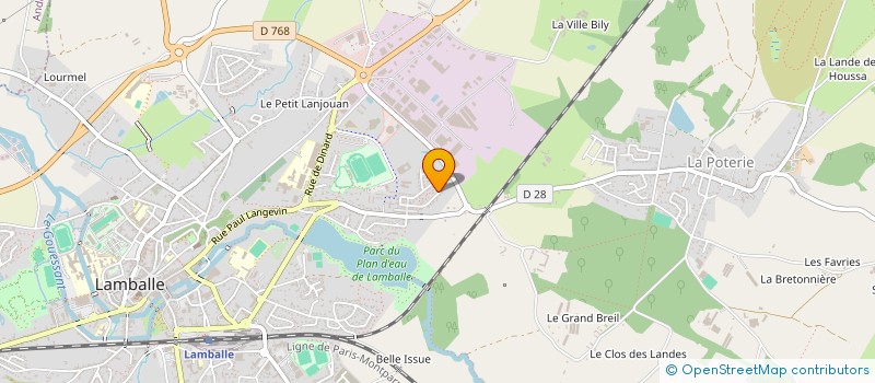 localisation de l'entreprise MADAME EMMANUELLE LE RAT  LAMBALLE-ARMOR