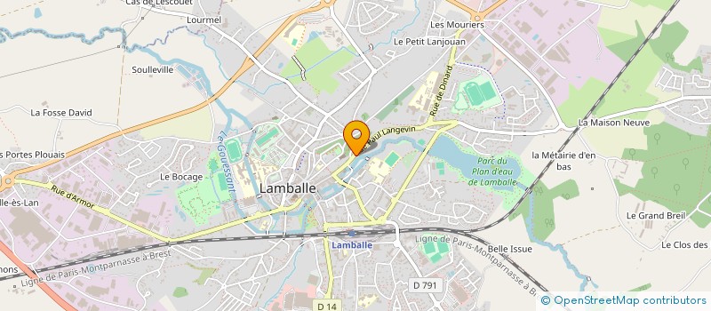 localisation de l'entreprise MADAME EMMANUELLE LE TALLEC  LAMBALLE-ARMOR