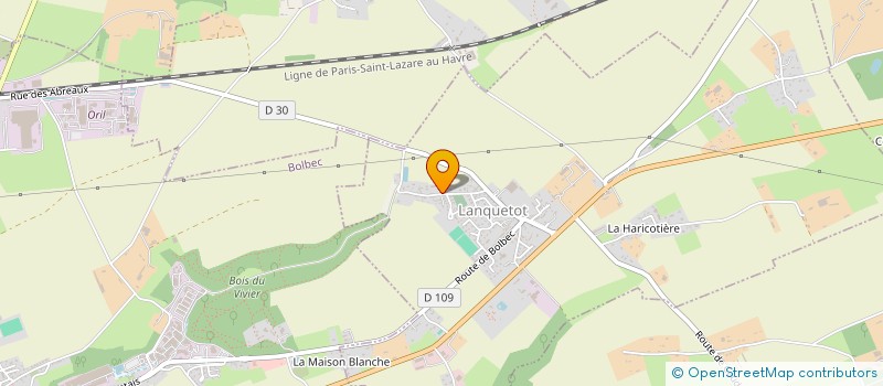 localisation de l'entreprise MADAME EMMANUELLE LEBLOND  LANQUETOT