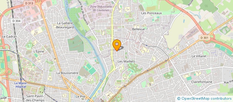 localisation de l'entreprise MADAME EMMANUELLE LECANU  LE MANS