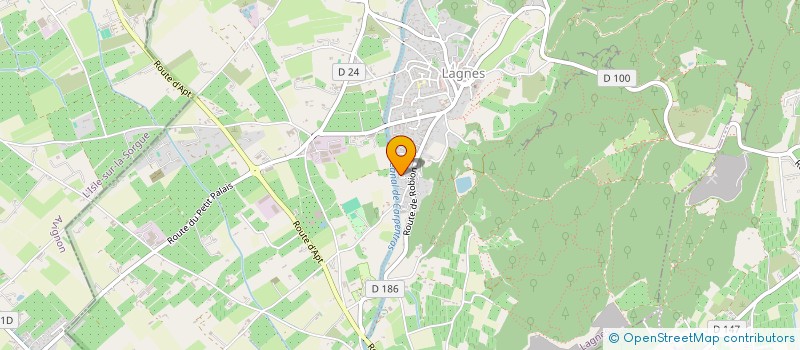 localisation de l'entreprise MADAME EMMANUELLE LEFAIVRE  LAGNES