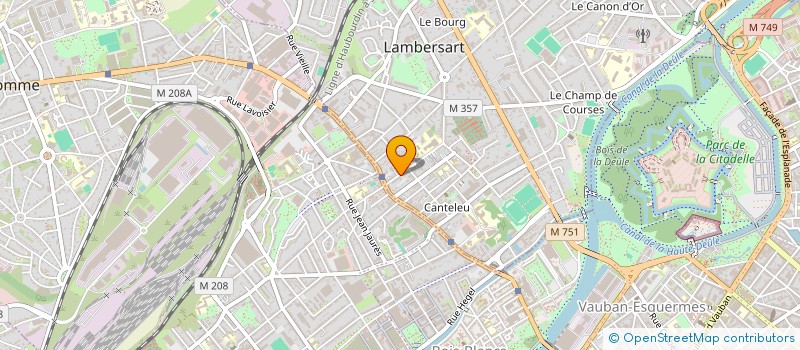localisation de l'entreprise MADAME EMMANUELLE LEFEBVRE à LAMBERSART