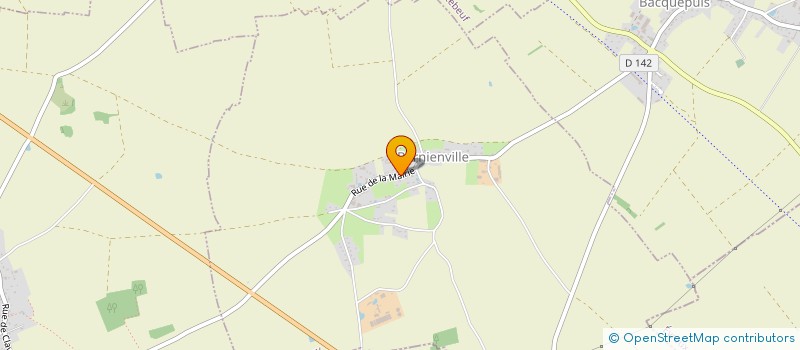 localisation de l'entreprise MADAME EMMANUELLE LEFEBVRE  BERNIENVILLE