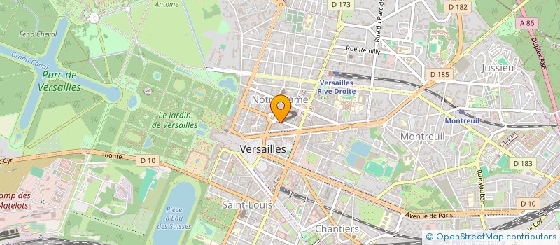 localisation de l'entreprise MADAME EMMANUELLE LEFEVRE à VERSAILLES