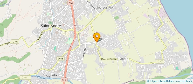 localisation de l'entreprise MADAME EMMANUELLE LEGER  SAINT-ANDRE