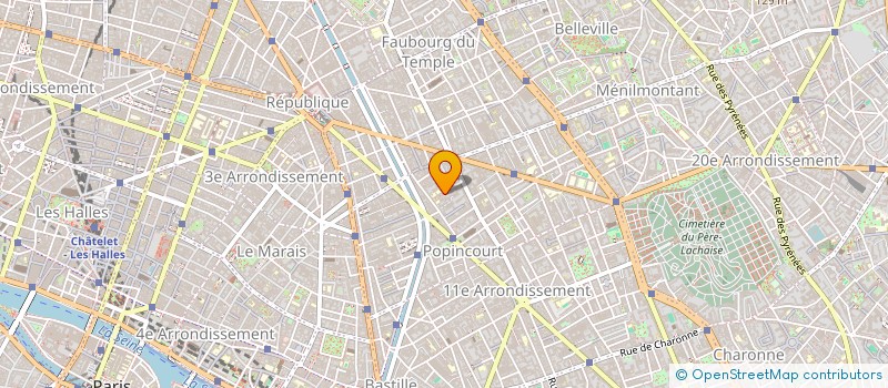 localisation de l'entreprise MADAME EMMANUELLE LEGRAND  PARIS