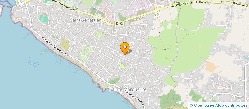 localisation de l'entreprise MADAME EMMANUELLE LEGUEN  PORNICHET