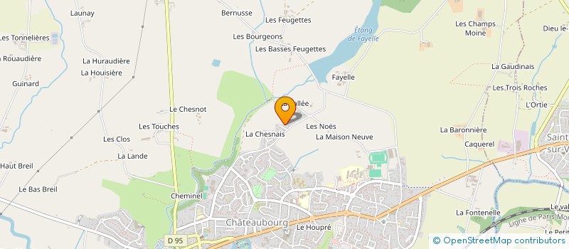 localisation de l'entreprise MADAME EMMANUELLE LEHUEDE  CHATEAUBOURG