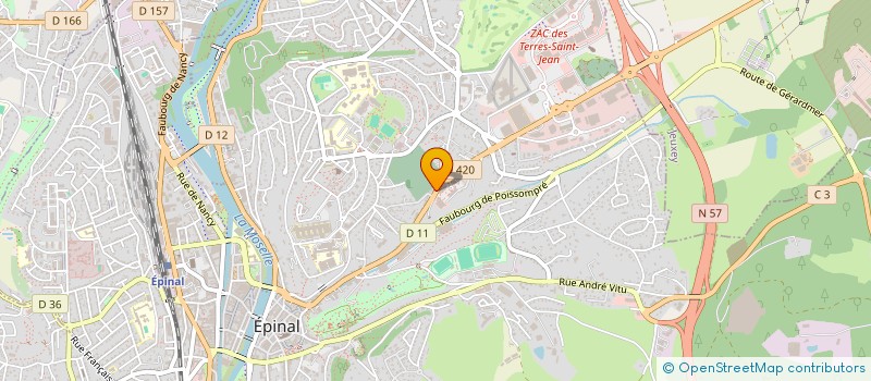 localisation de l'entreprise MADAME EMMANUELLE LEJAL à EPINAL