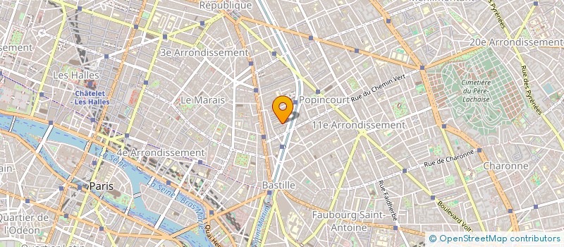 localisation de l'entreprise MADAME EMMANUELLE LEMERCIER à PARIS