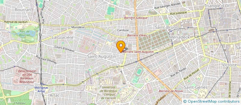 localisation de l'entreprise MADAME EMMANUELLE LEMERCIER  BORDEAUX