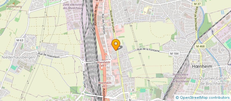 localisation de l'entreprise MADAME EMMANUELLE LENTZ  STRASBOURG
