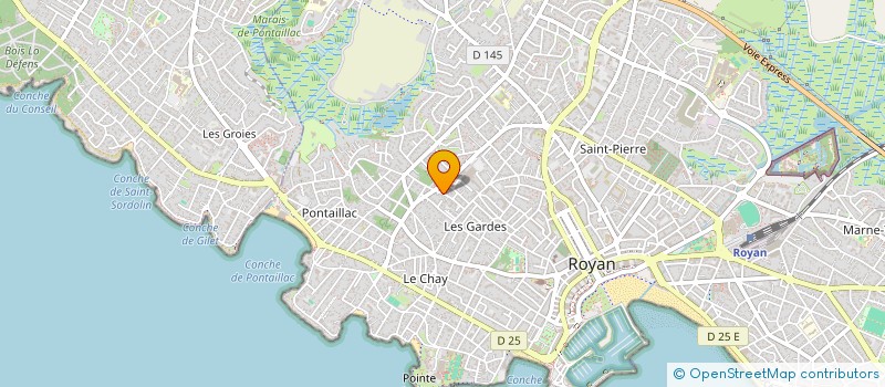 localisation de l'entreprise MADAME EMMANUELLE LEROY  ROYAN