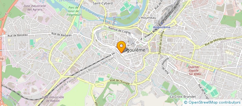 localisation de l'entreprise MADAME EMMANUELLE LEROY à ANGOULEME