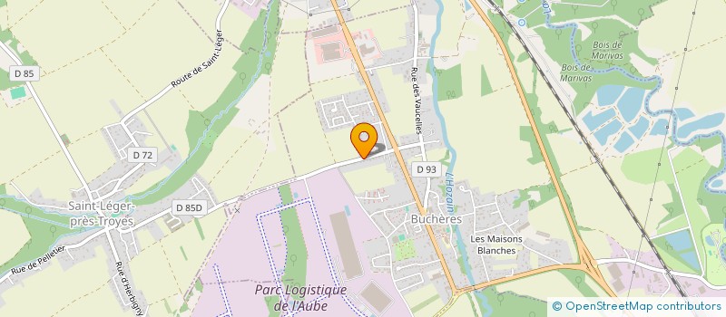 localisation de l'entreprise MADAME EMMANUELLE LESUEUR  TROYES