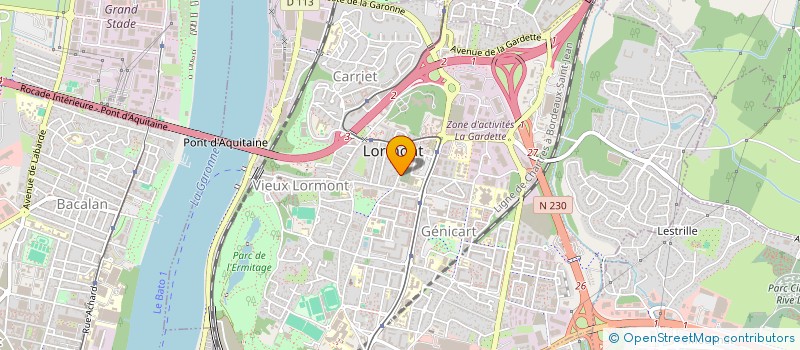 localisation de l'entreprise MADAME EMMANUELLE LETERTRE  LORMONT