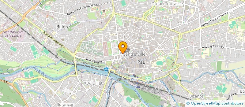 localisation de l'entreprise MADAME EMMANUELLE LEVERBE à PAU